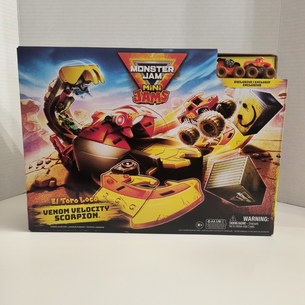 Monster Jam Mini Jams El Toro Loco Venom Velocity Scorpion New